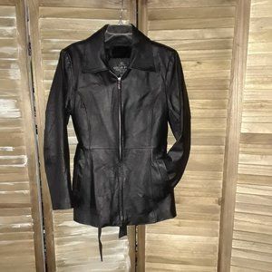 Oscar Piel-Leather Jacket With Faux Fur Lining